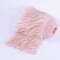 FabricLA Faux Fur Fabric | Precut Fake Fur Trim Rolls | 2” x 60” inch Wide Ribbon | Peach